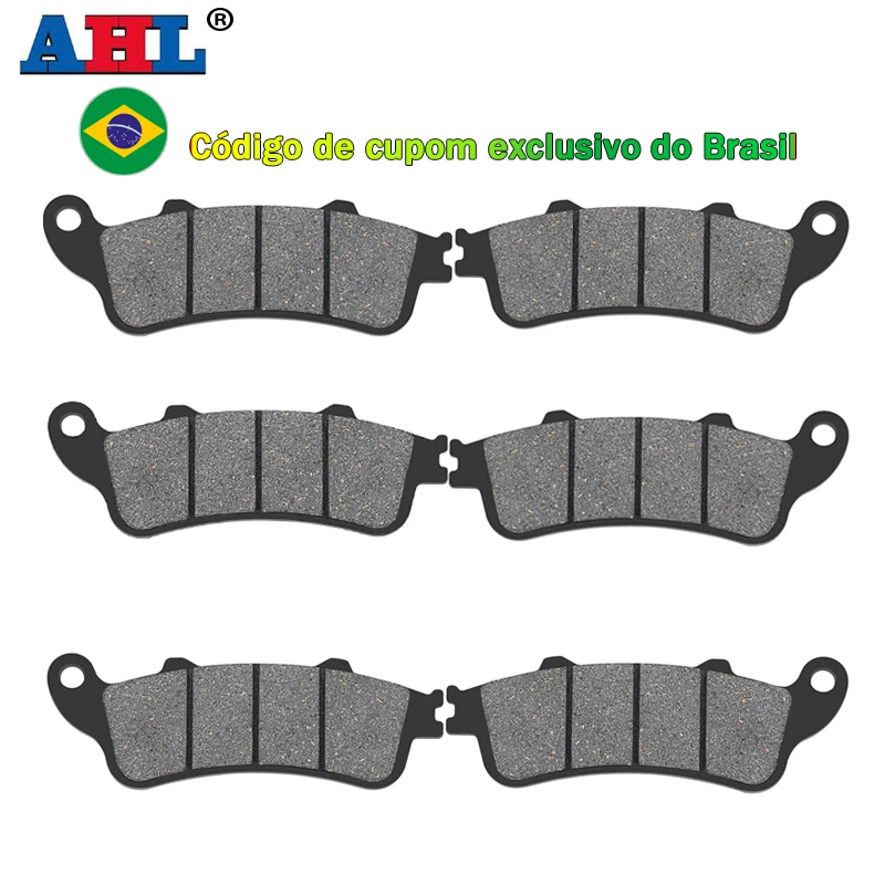 Pastilhas de freio dianteiro e traseiro para motocicleta AHL, para HONDA VFR800 Interceptor CBR1100 XX CBR1100XX Blackbird ST1100 ST1300 GL1800 Goldwing