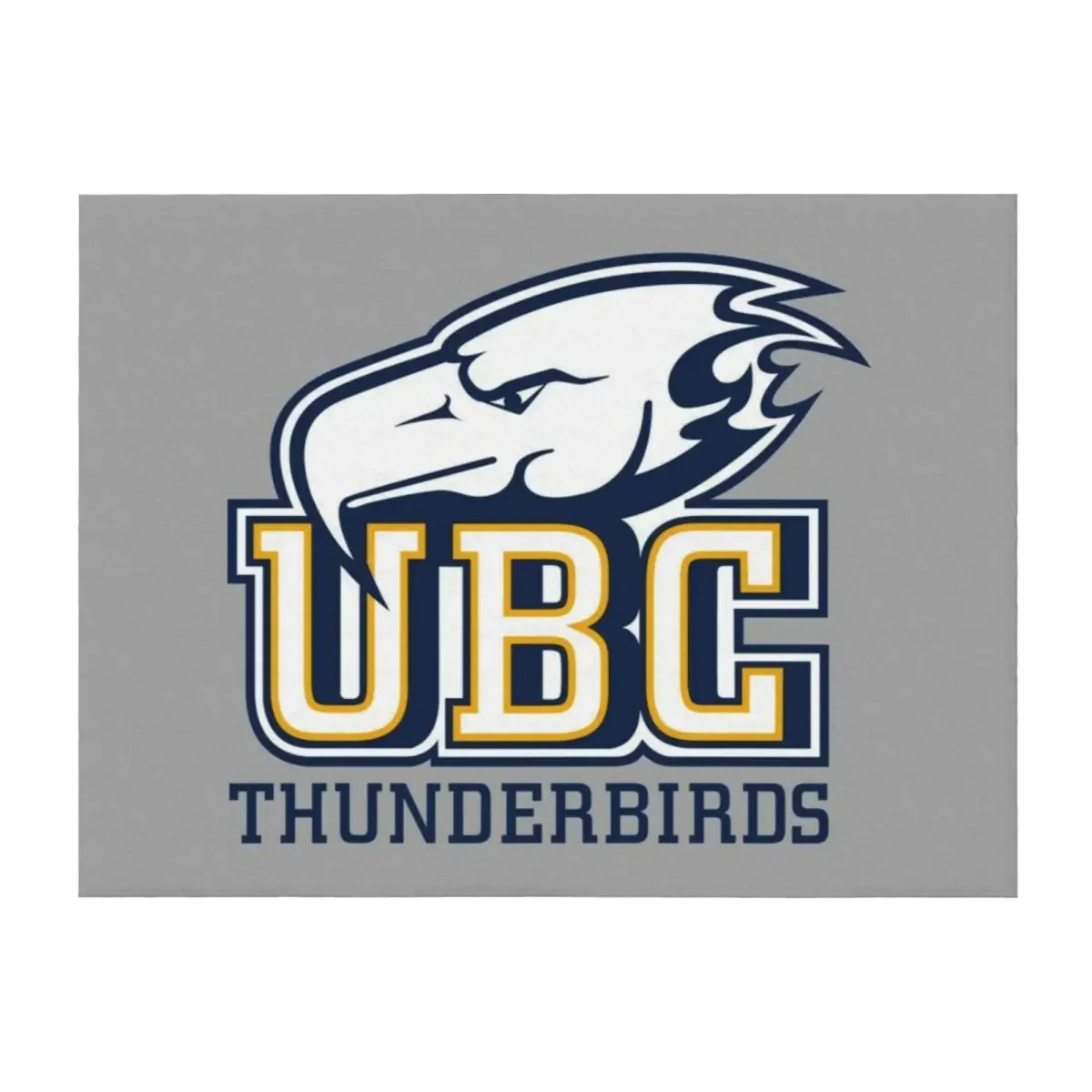 UBC (Thunderbirds) Logo3 رمي بطانية شعر فاخرة St Thermals للسفر بطانيات عتيقة