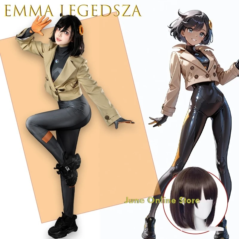 

Women Mens Anime Roleplay Game LegendsZA Emma Cosplay Costume Game Replica Outfit Set Anime Outfit High Quality