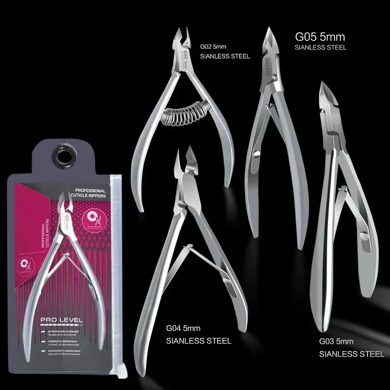 

Stainless Steel Cuticle Trimmer Professional Nail Nipper Cuticle Remover for Fingernails Toenails Dead Skin Cuticle Scissors