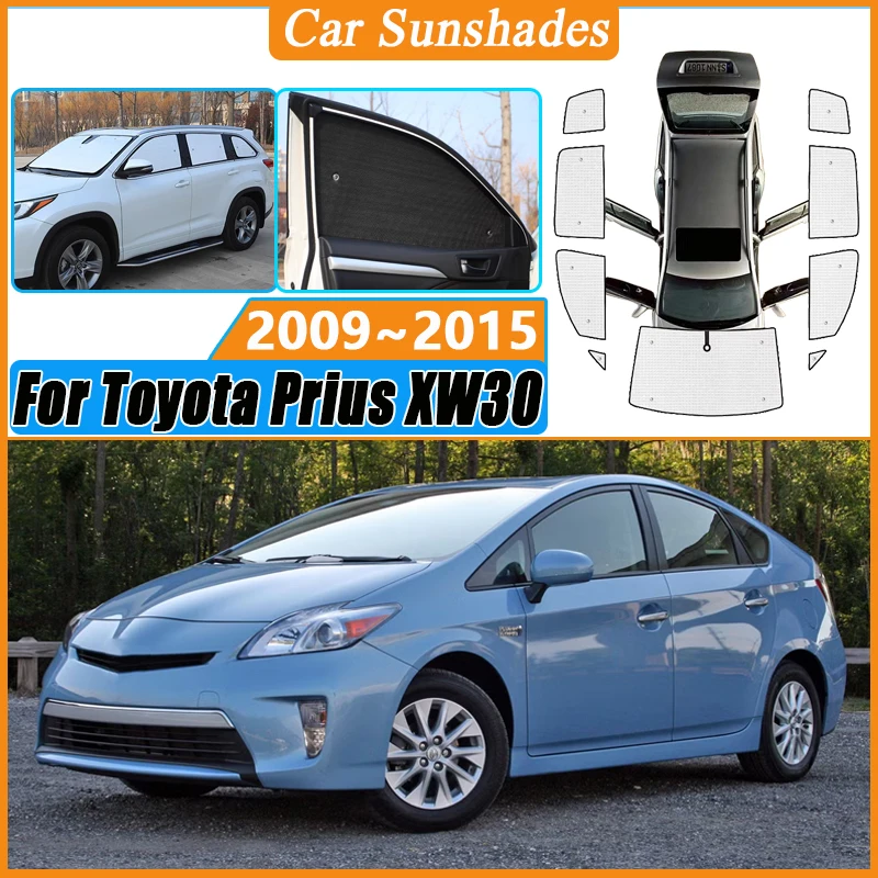 

Солнцезащитная шторка на окно автомобиля для Toyota Prius XW30, аксессуары 2009, 2010, 2011, 2012, 2013, 2014, 2015, солнцезащитная крышка с защитой от УФ-лучей на лобовое стекло