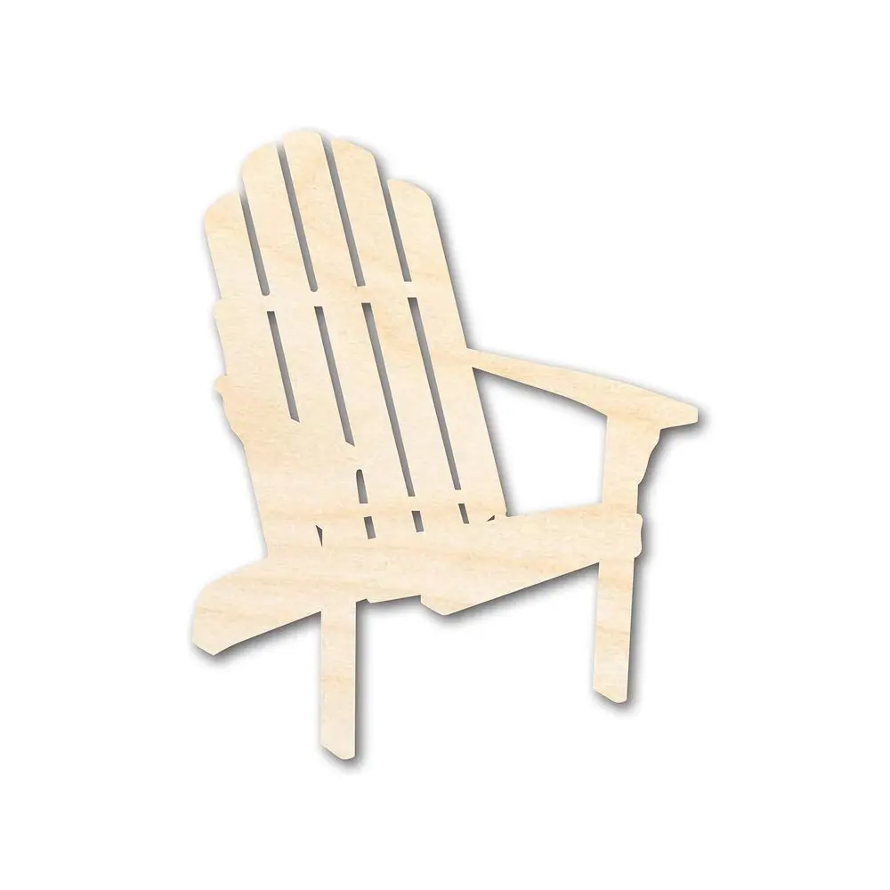 

Wood Adirondack Chair Shape Summer Beach Craft Cutout up to 46 DIY 42 1