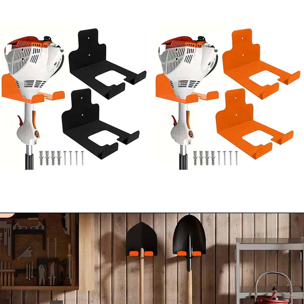 Wall Mounted Grass Trimmer Rack Weeder Rack Hanger Weeds Whackers Holder Chainsaw Storage For Trimmer Garden Power Tools
