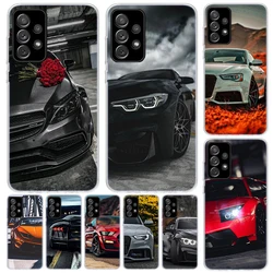 Sports Cars Male Men Phone Case For Samsung Galaxy A15 A14 A54 A13 A53 A12 A52S A55 A22 A23 A24 A32 A33 A34 A25 A35 A03S A04S A0