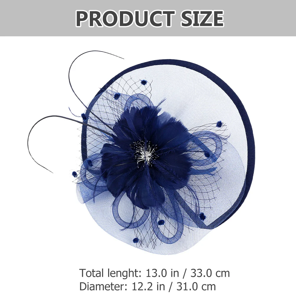 صافي تول فاسيناتور إكسسوار للشعر غطاء رأس نسائي لحفلات الزفاف والشاي والمناسبات الرسمية عتيقة 1920S فلابر #6