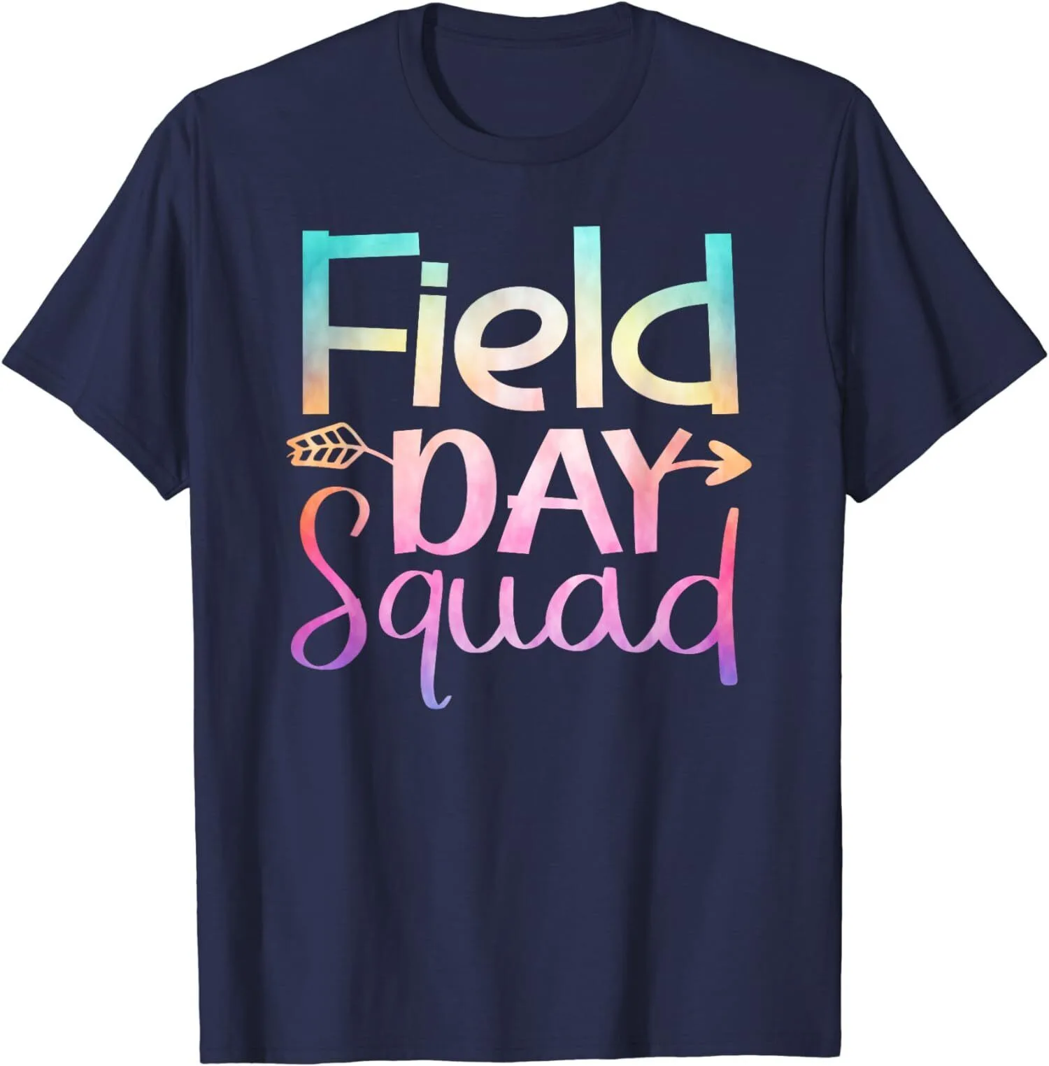 School Field-Day Squad Tie-Dye Team Spirit Unisex T-Shirt