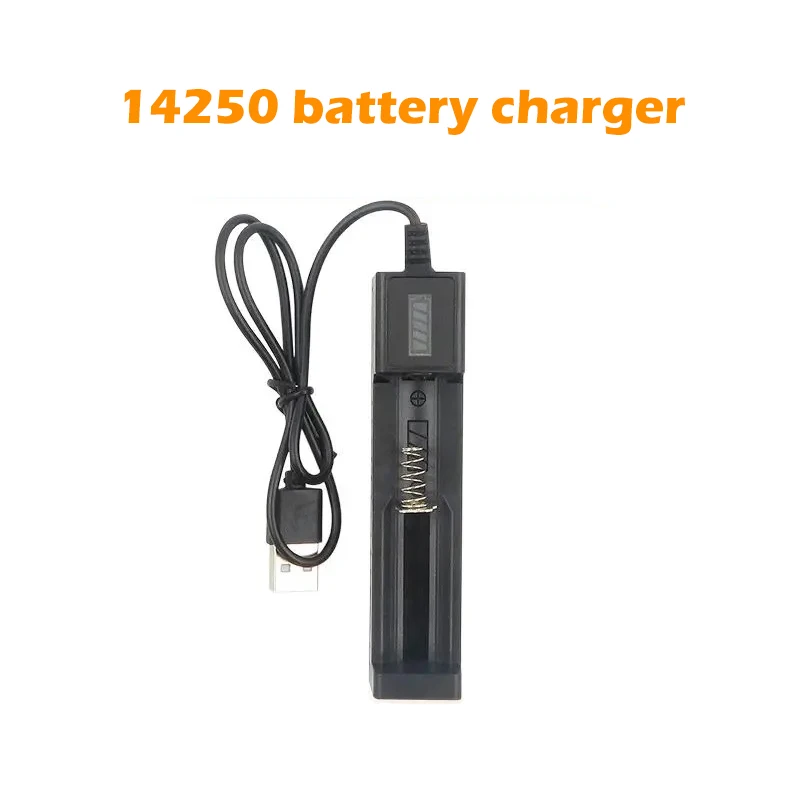 1PC/10PCS USB Universal Battery Charger 14250 18650 18500 26650 16340 USB Lithium Battery Charger