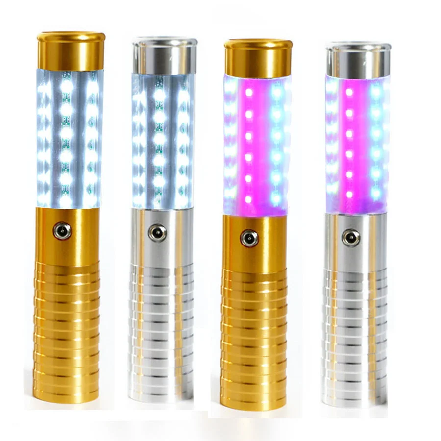 

PAMNNY LED Strobe Baton Performance Aid Light Stick Rechargeable Champagne Wine Bottle Cap for VIP Nightclub KTV Bar Flash Stick