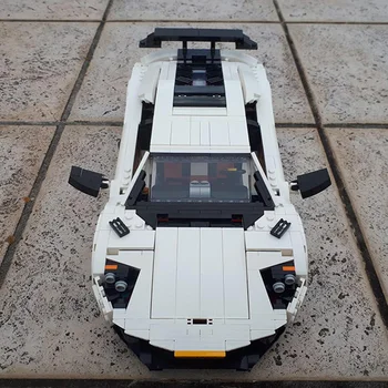 New 1302pcs Parts Creator Expert MOC lamborghiniamurcielago SV LP7604 MOD 10295 Sports Cars Building Blocks DIY Bricks Toys