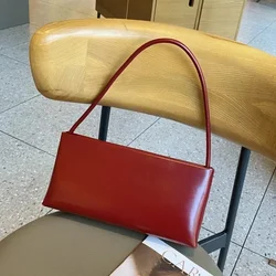 Squisita borsa a tracolla sotto le ascelle Bolsas Mujer Borse Crossbady per donna Bolsos in vera pelle morbida Semplice piccola borsa quadrata