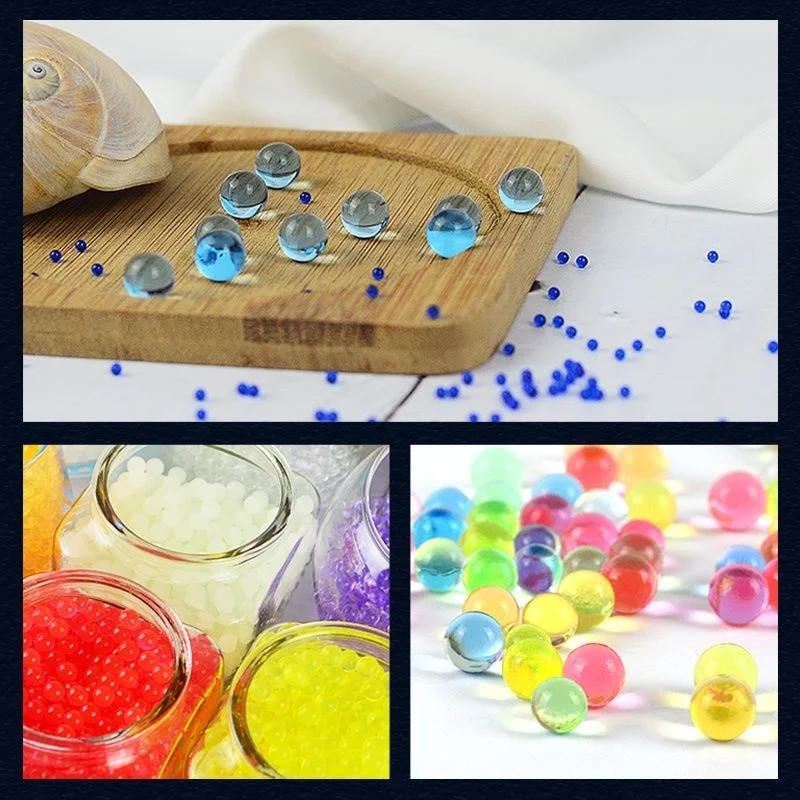 Sea Baby Crystal Mud Sponge Crystal Beads Colored Clay Bubble Beads Absorbent Beads Soilless Culture Water-absorbing Large Beads