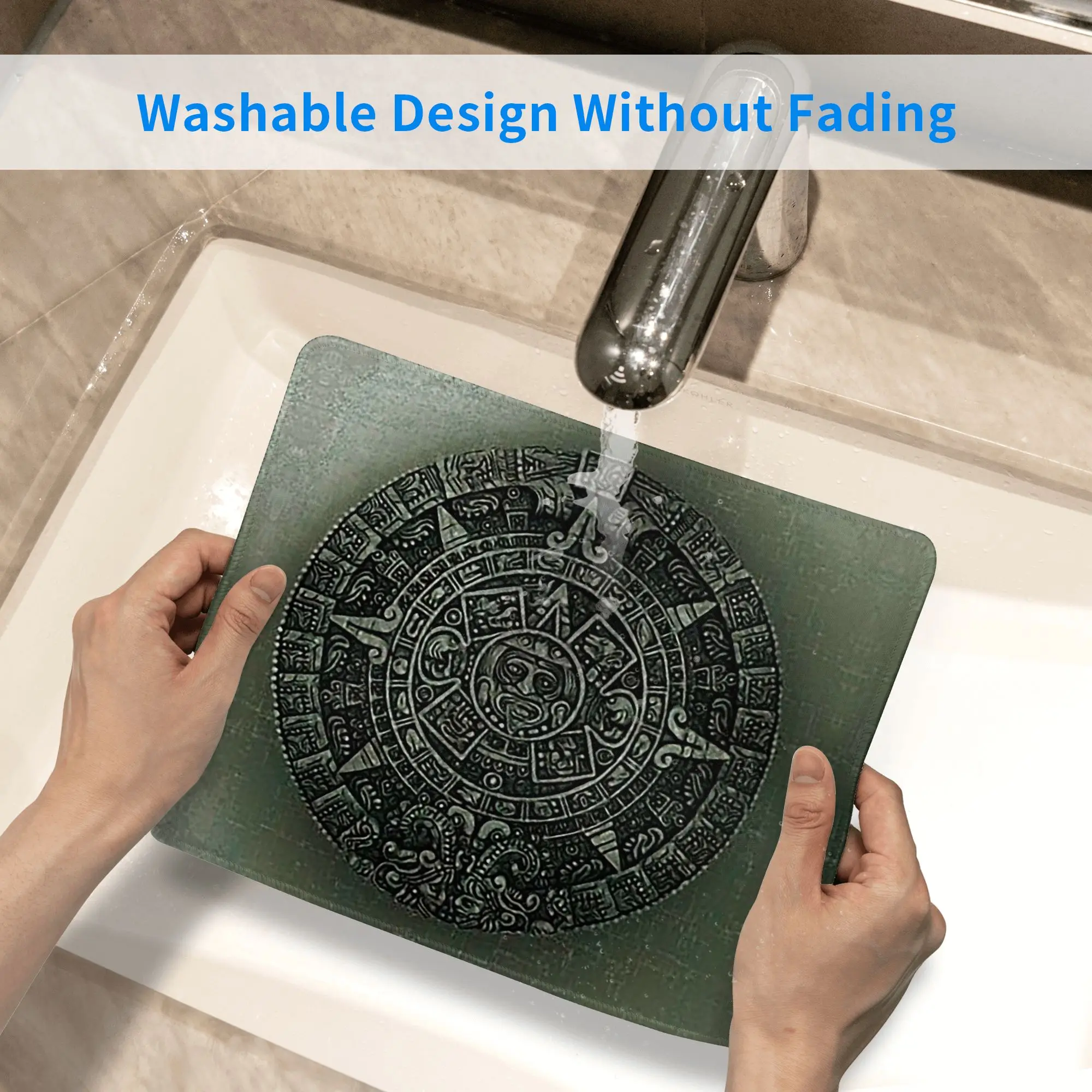 Aztec التقويم الجرونج ماوس الوسادة الكمبيوتر لوحة المفاتيح ماوس حصيرة الألعاب الكمبيوتر المحمول مكتب حصيرة مكتب الملحقات الجدول الحصير