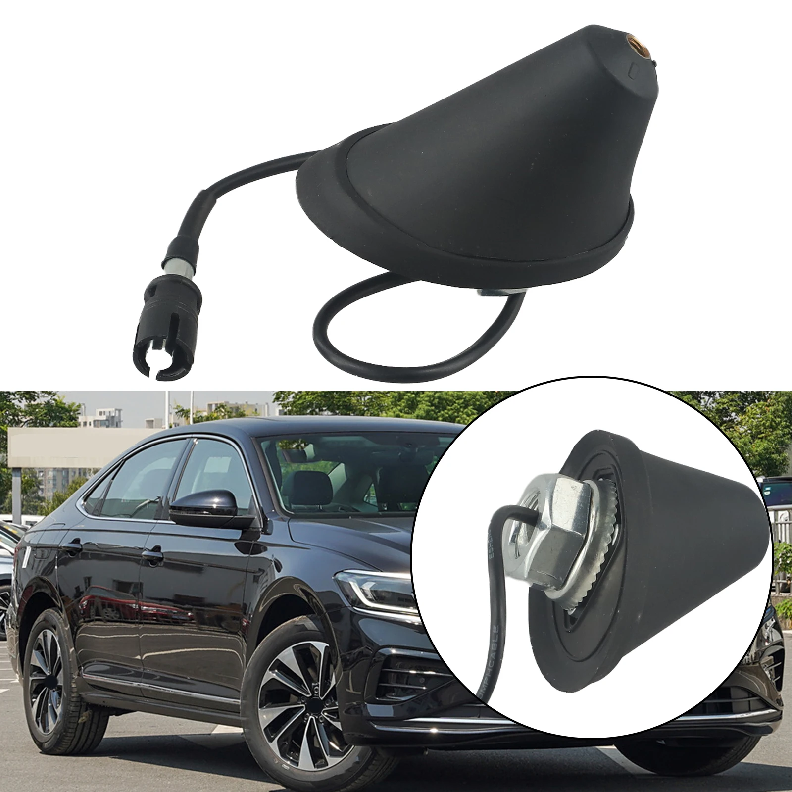 

Car Aerial Base AM/FM Radio Antenna ABS Material Direct Installation High Universality No Deformation Made Of Good Materials