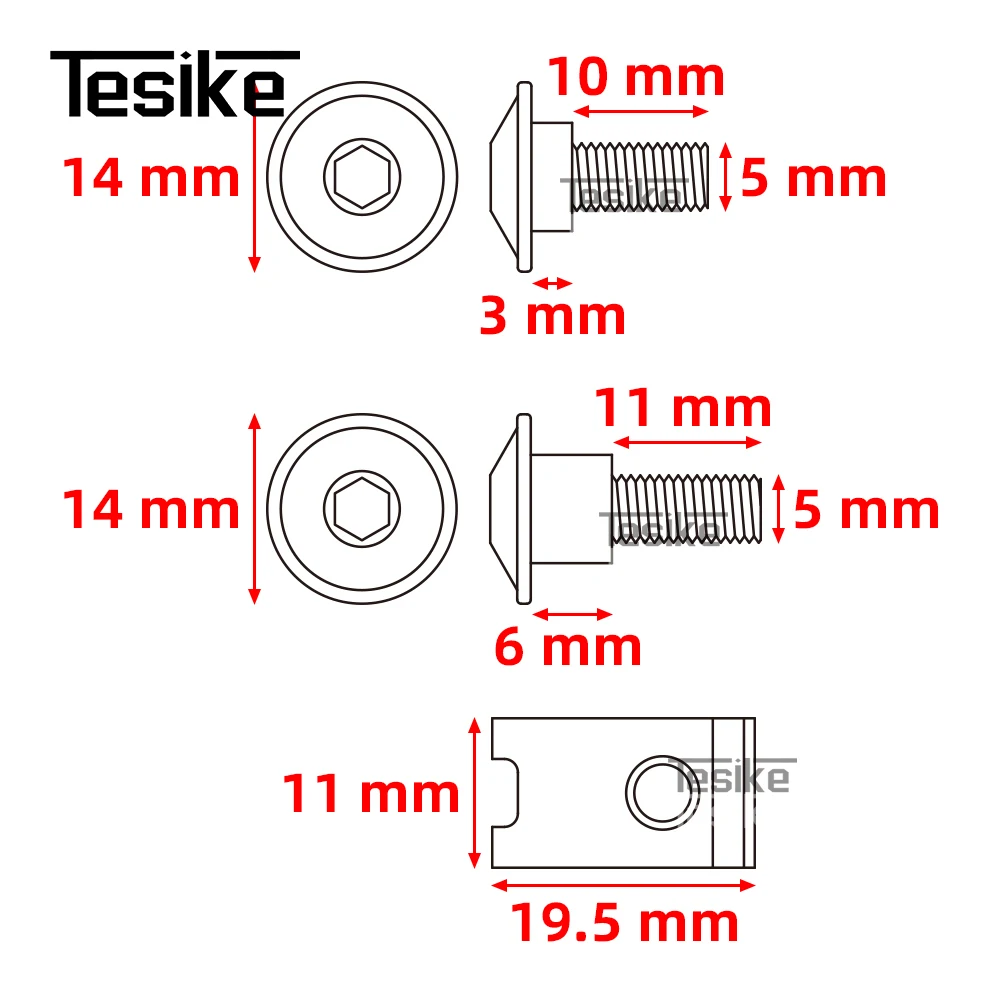 لسوزوكي GSXR600 GSXR750 GSXR1000 GSXR1250S GSXR 600 750 1000 K1 K2 K3 K4 K5 K6 K7 K8 K9 K11 M5 هدية مسامير الفولاذ المقاوم للصدأ