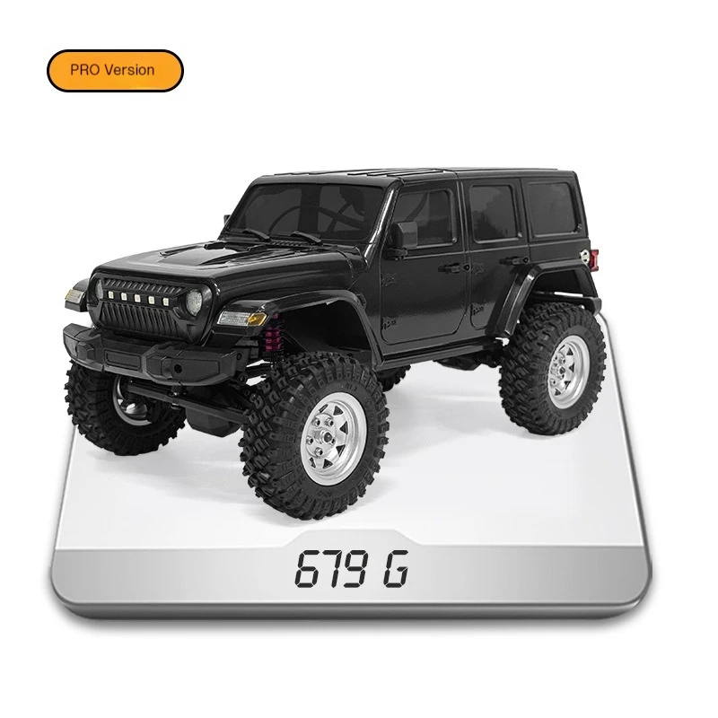 Jjrc 4wd Rock Crawler Off-Road Rc Car - Design simulato, luci a LED intelligenti, giocattolo elettrico a velocità regolabile