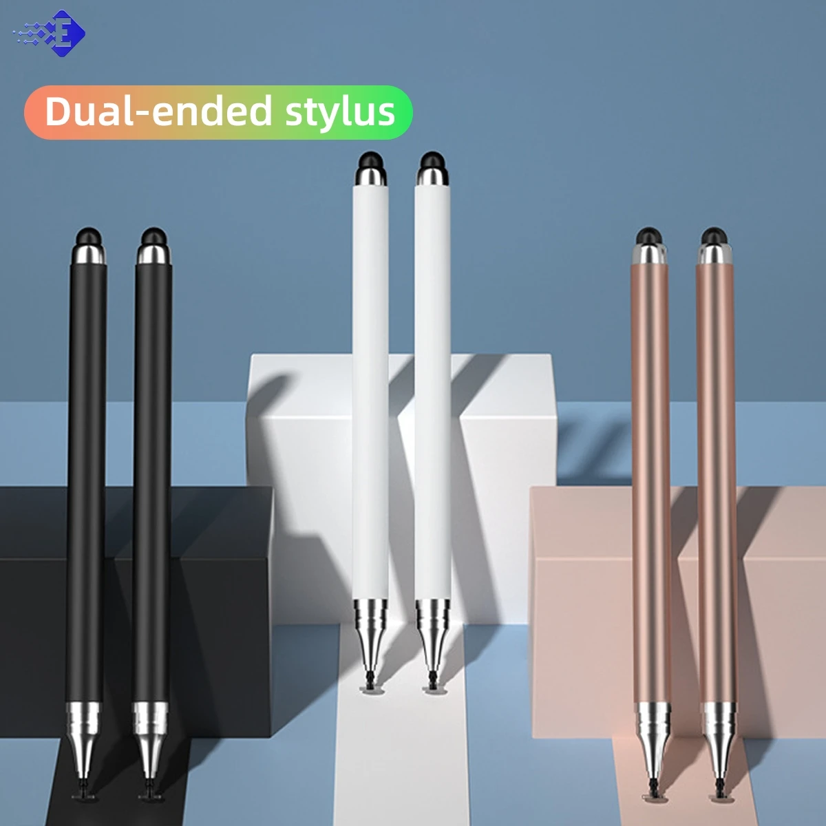 2 In 1 Stylus Pen For IPhone IPad Tablet Capacitive Touch Pencil For Samsung Android Phone Touch Screen Capacitive Drawing Pen