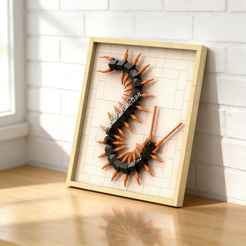 

316 деталей MOC: Конструктор «Ботаника» — Модель сцинтидии (Scolopendra Dehaani). Развивающая игрушка для творчества и самостоятельной сборки. Идеальный подарок на Рождество.