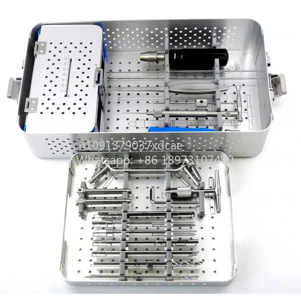 2026 NEW Azicon's Small Fragment 3.5-4.0mm Instrument Set . Surgical . Bit Screw Tap Plate Bender Fixation Surgery Tools