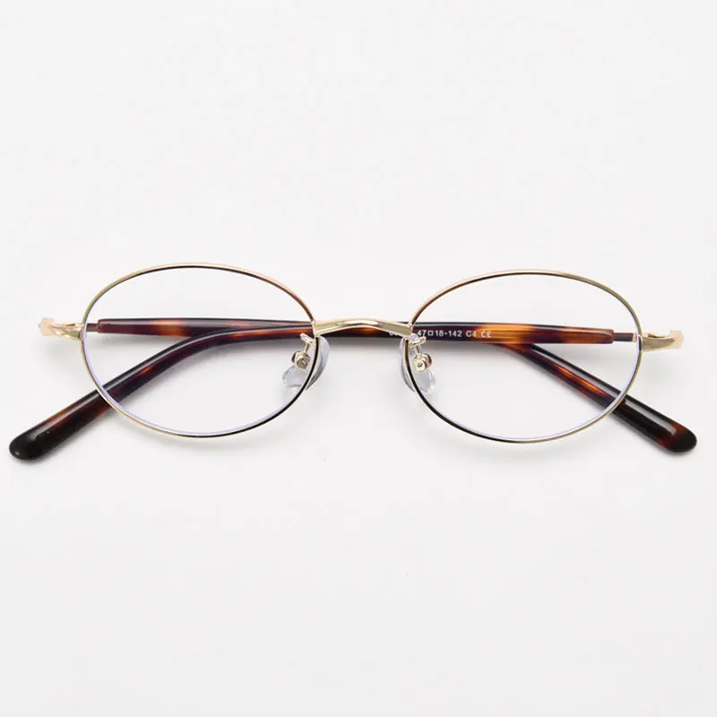 Mimiyou Retro-Stil Ovale Brillengestelle für Damen, Blaulichtfilter Optische Brillen für Herren, Brillengestell mit Klaren UV400 Computerbrillen – Detail 17