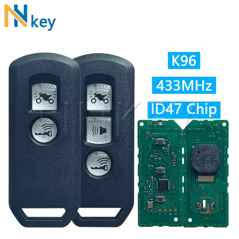 

NH KEY для мотоцикла Honda, скутера K01 K77 K96 K97 K35V3 ADV SH 150 Forza 300 PCX150, ключ дистанционного управления для автомобильной карты мотоцикла