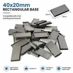 Wargame Bases 40x20mm Rectangular Bases