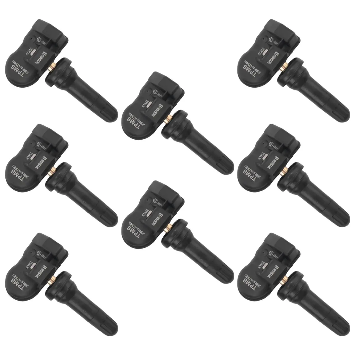 #36V (Black)8Pcs Programmable MX Sensor 315MHZ+433MHz 2 in 1 Tire Pressure Sensor,Automotive Parts & Accessories