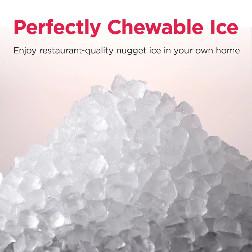 33lbs الكتلة صانع الثلج الفولاذ المقاوم للصدأ لمس التحكم الذكي المحمولة كونترتوب آلة صنع الثلج مع مغرفة التنظيف الذاتي