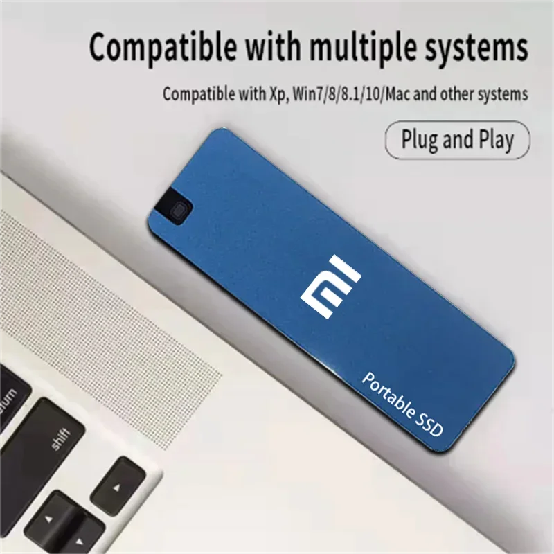 2024 NEW Xiaomi 100% Original Portable SSD Hard Drive 256TB 1TB External SSD Hard Drive Type-C USB3.1 Hard Disk USB Flash Drive