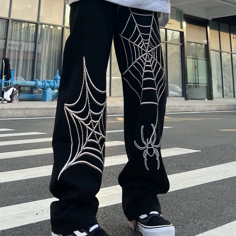 

Men Jogger Pants Hip Hop Streetwear Denim Sweatpants Trousers Tactical High Quality Men Pants Techwear Jeans Male Cargo Pants