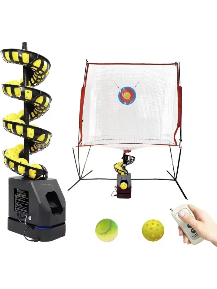 Hot Sale  Pickleball Serving Machine with Rebound Net Speed and Frequency Adjustable with APP Remote Control Trainer