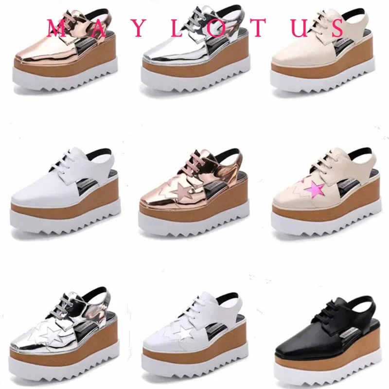 

SIZE 35-41 New Genuine leather shoes women pumps wedges high heels platform shoes ladies casual shoes