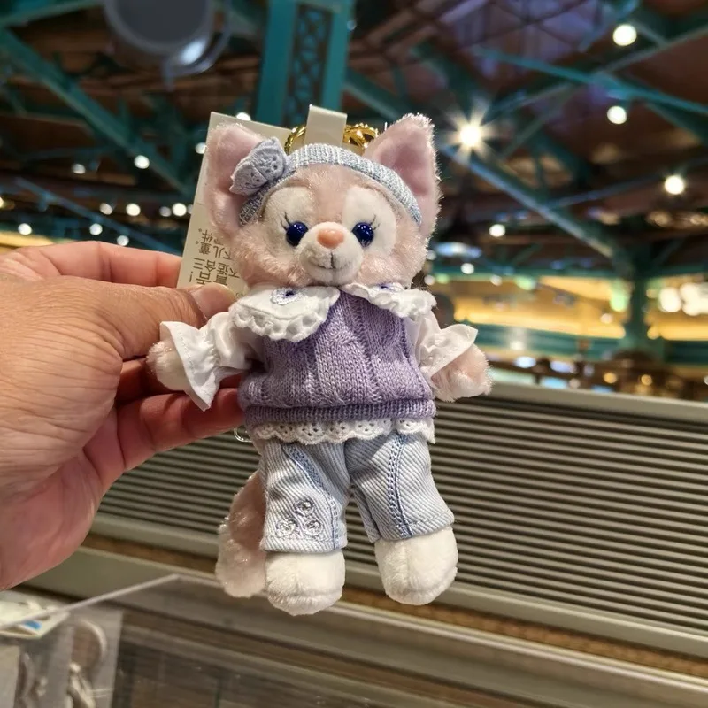 Disney Linabell Duffy Bear Stella Lou Shirley May lindo juguete de peluche colgante mochila decoración el mejor regalo de cumpleaños para niña