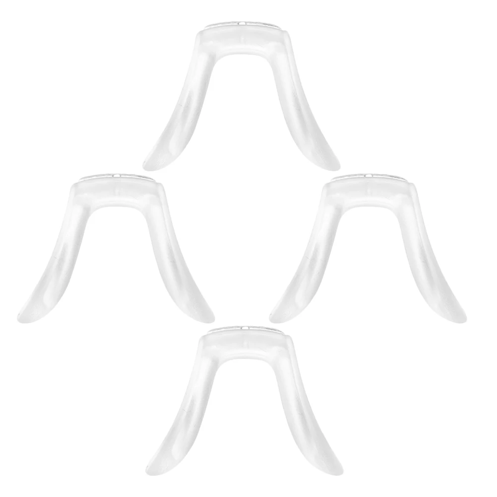 

4pcs Pads Eyeglasses Replacement Soft Silicone Antislip Durable Glasses Nose Anti-Slip Nose Pads Piece Bridge Pad