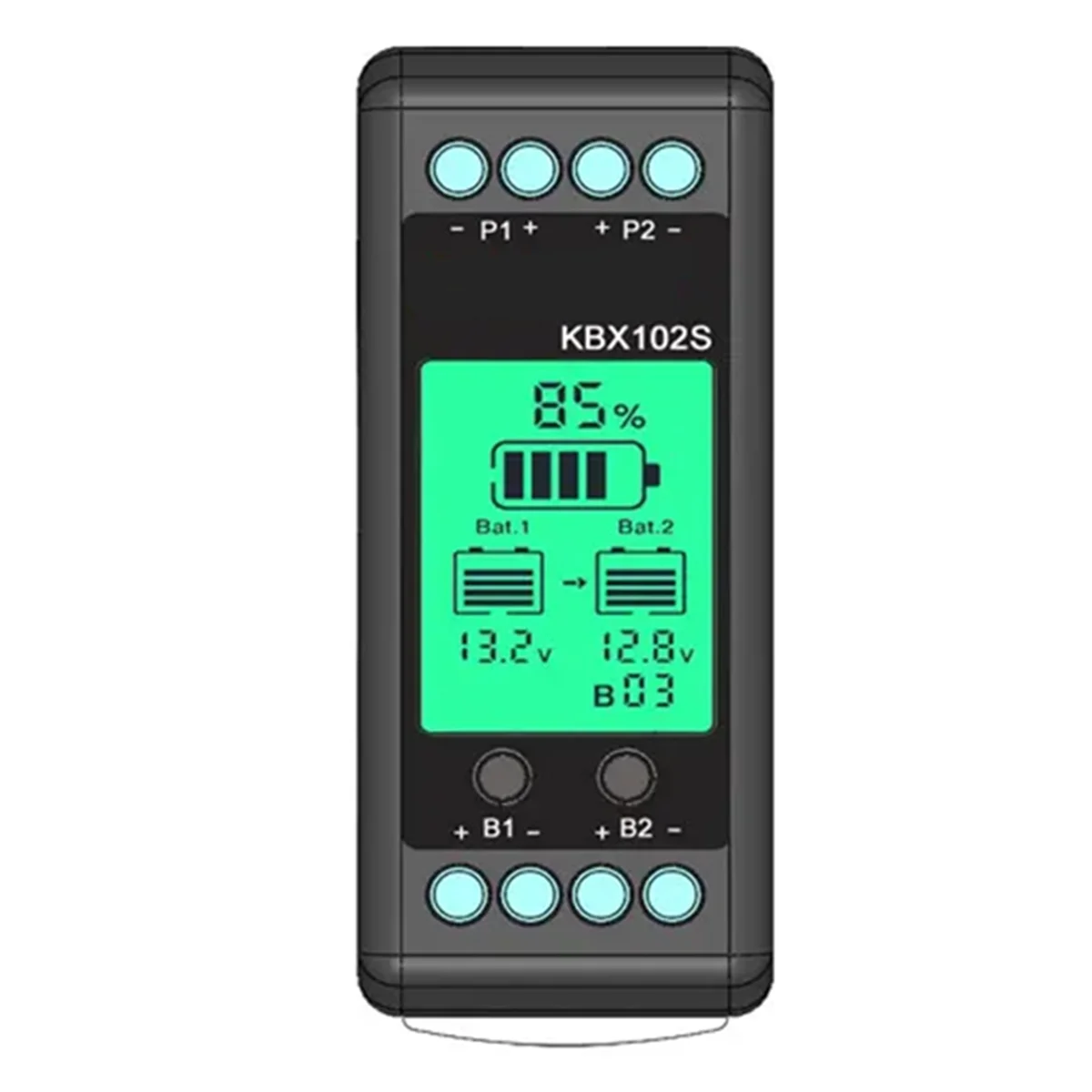 SMIEA KBX102S Voltage Controller Battery Equalizer Batteries Monitor Balancer Lead Acid Li-Ion Connect Series 24 36 48 60 96 V