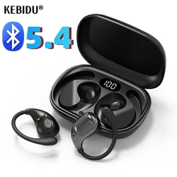 Wireless Bluetooth Earphone Headphones Outdoor Sport Headset 5.4 With Charging Bin Display Touch Control Earbuds for Music