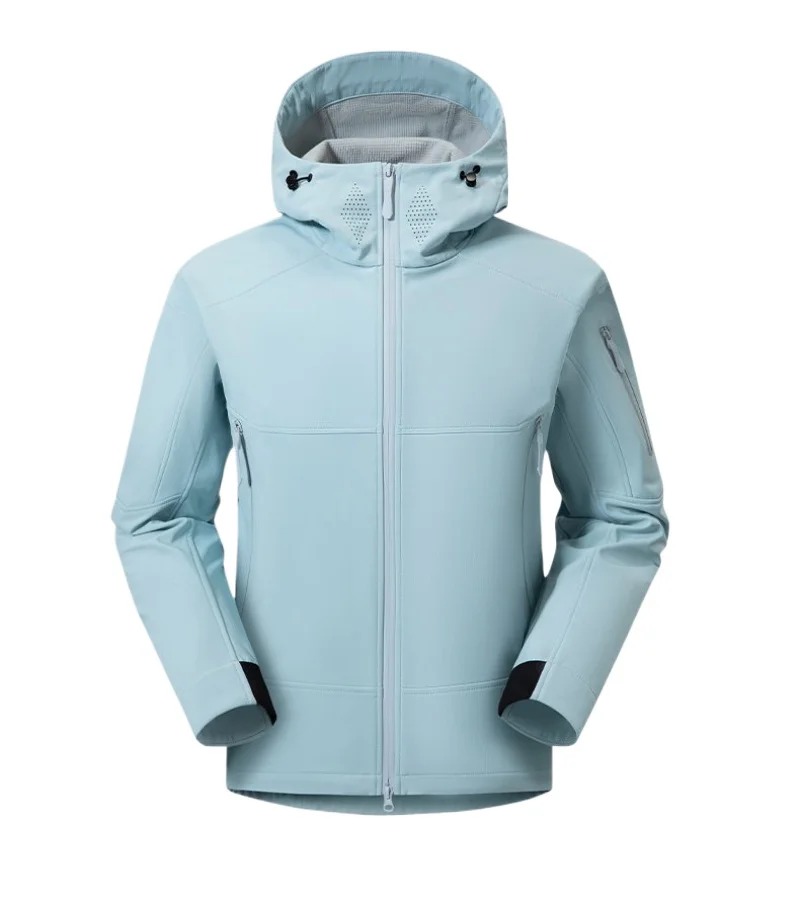 

Outdoor Men's Fashionable Windproof and Waterproof Inner Fleece Cycling, Sports, Fishing, Mountaineering and Camping Jacket