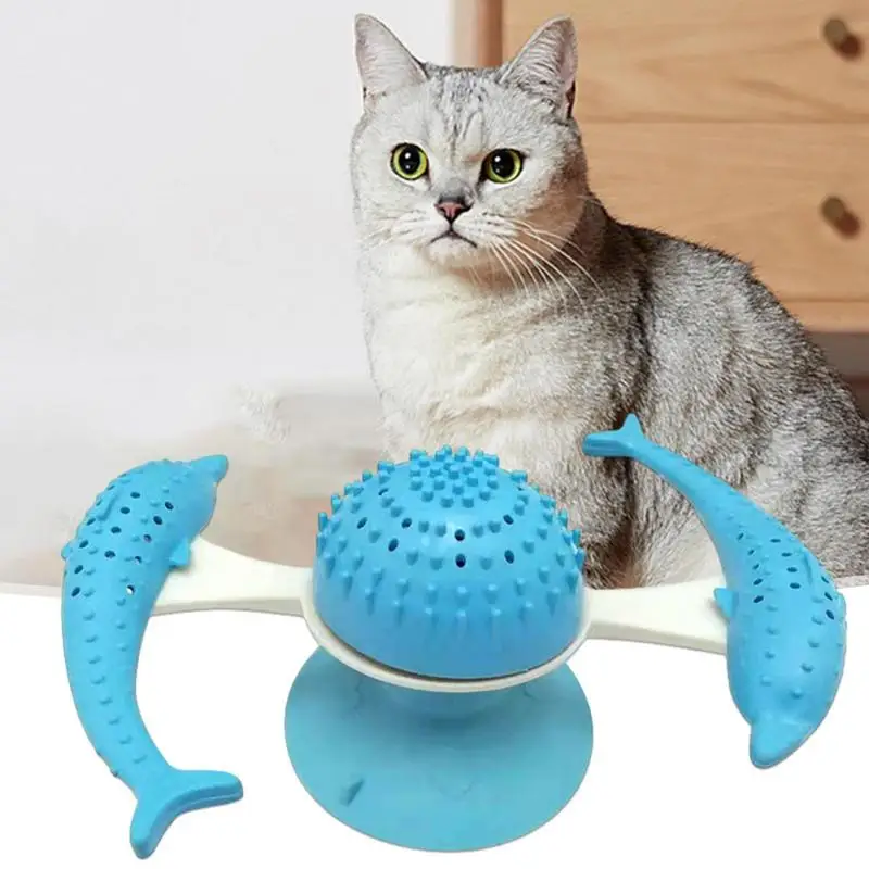 Cat Spinner Toy Interactive Toys Safe Cute Cat Toy Chewable Slow Feeder Pet Supplies For Pet Stores Homes Living Rooms Veterinar