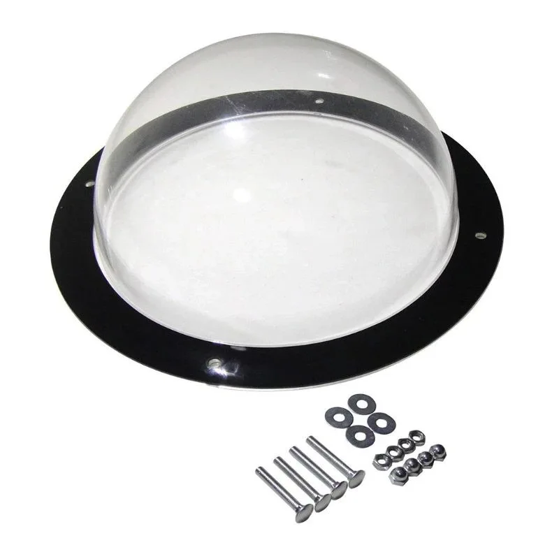 Transparent fence viewing window, acrylic transparent semicircular cover, pet doors and windows