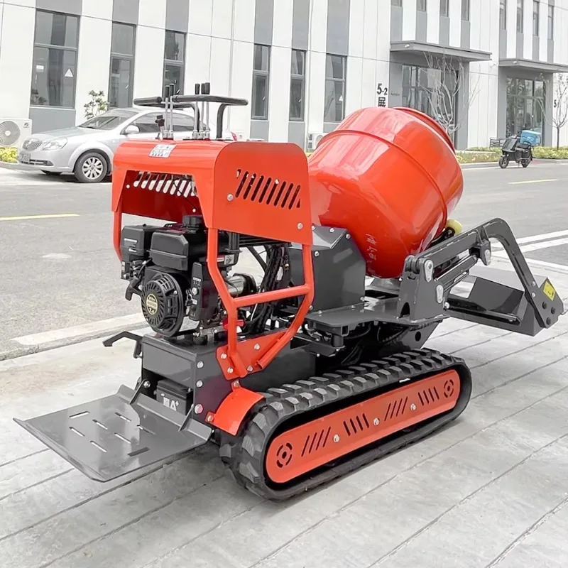 منتج جديد خلاط خرسانة صغير وصغير نوع التحميل الذاتي اسمنت متنقل أوتوماتيكي صغير محمول #5