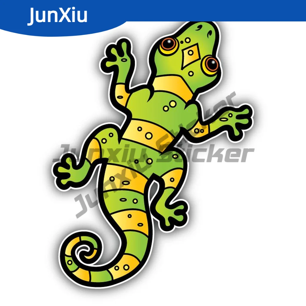 

Cartoon Lizard Animals Car Sticker Scratch-proof Exterior Decal Accessories For Suv Phone Bumper Guitar Truck Window Windshield