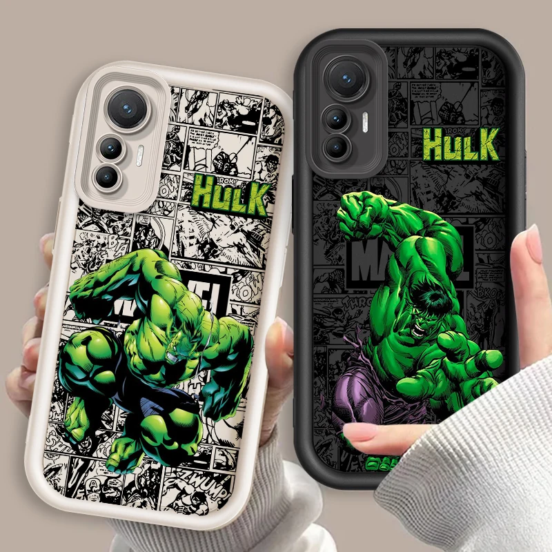 Marvel Robert Bruce Banner Hulk Art Eye Ladder For Xiaomi MI 14 12T 11 Lite Poco M3 X5 X4 F5 F4 F3 F2 GT Pro 5G Soft Phone Case