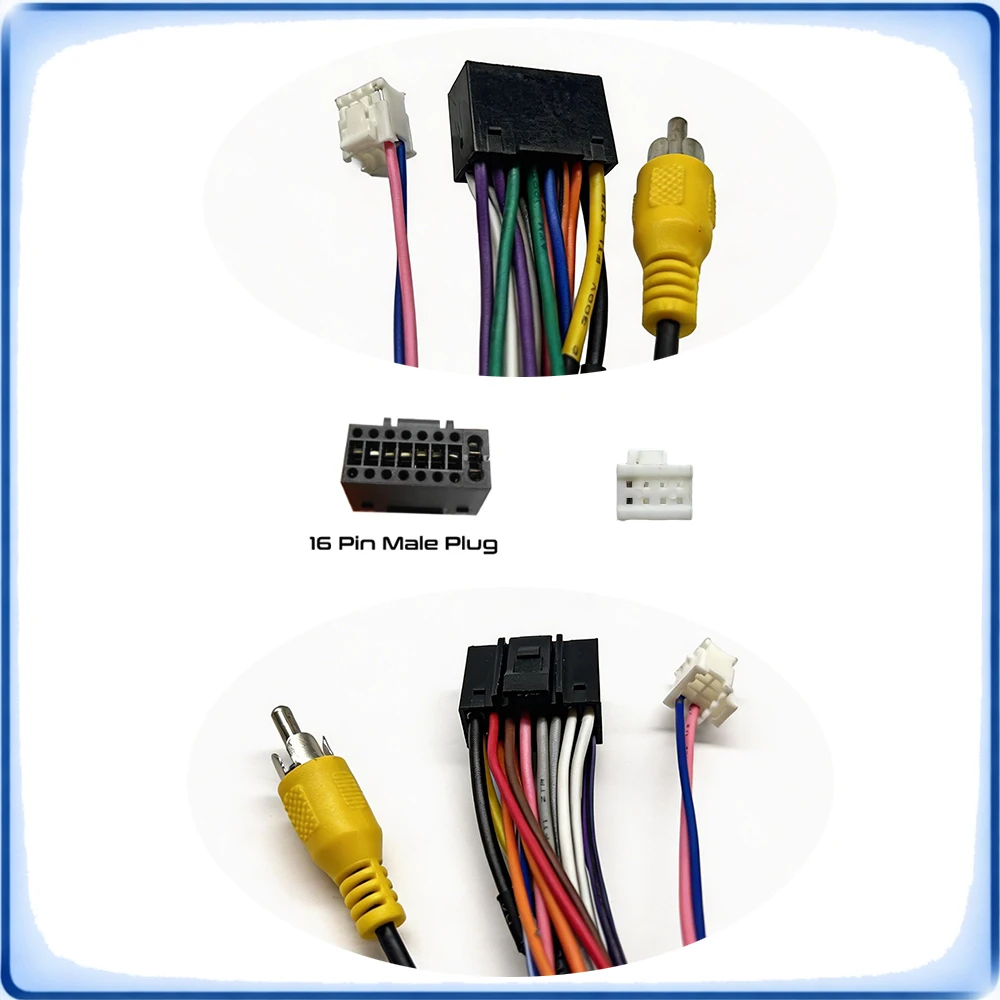 CAN Bus Long Wiring Harness Quadlock 52 Pin to 16 Pin Adapter Cable for VW Golf 7 Jetta Polo Caddy Tiguan Android Car Stereo