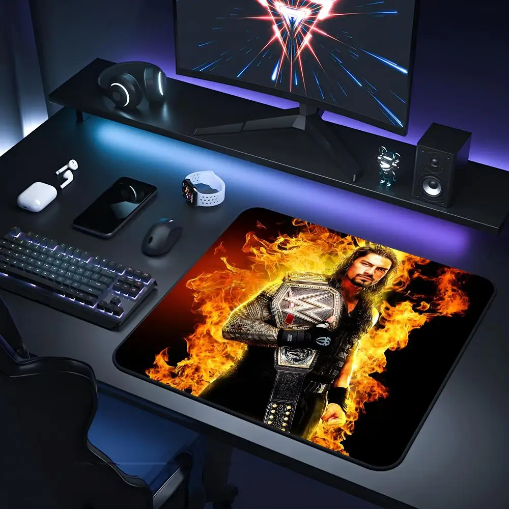 Roman Reigns  Mouse Pad Gaming Laptops Keyboard Mat Deskmat Pc Accessories Desk Protector Mousepad Gamer Mats Anime Mause Pads