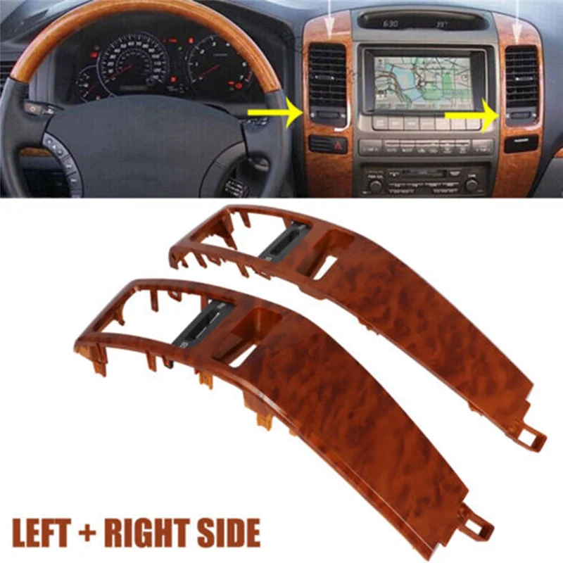 

1 пара автомобильных кондиционеров, крышка рамки для Toyota Land Cruiser Prado 120 GX470, запасные части, аксессуары A