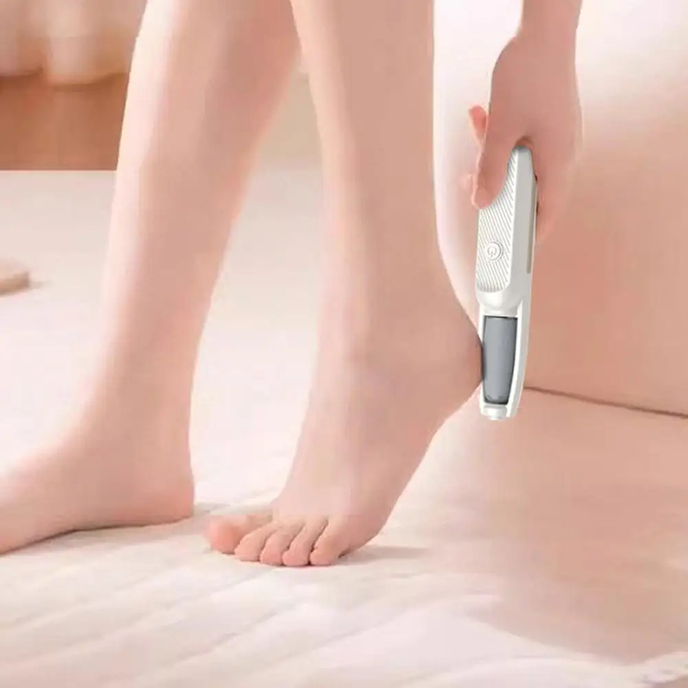 Broyeur de pieds électrique exfoliant Portable, chargeur USB, dissolvant de callosités réglable, lime étanche, outil de pédicure, talon C C2I3