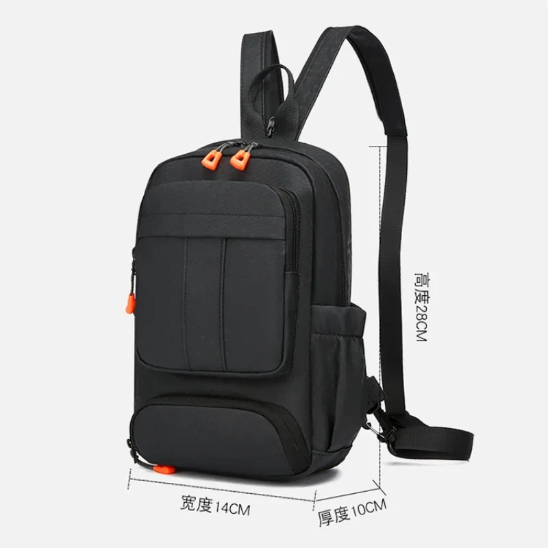 2024New Multifunctional Chest Sling Bag Blocking Sling Backpack Crossbody Chest Bag Daypack for Hiking Travel