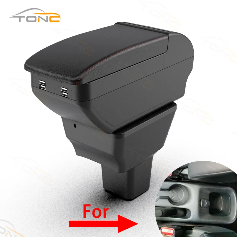 

Для Nissan Kicks автомобильный подлокотник для Kicks 2016 ~ 2021 коробка для хранения для модификации интерьера с подстаканником и UBS автомобильные аксессуары