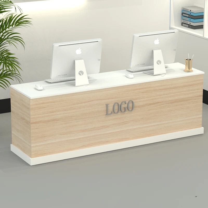

Luxury Modern Reception Desks Shop Beauty Bar Luxury Industrial Hotel Display Reception Desks Company Bureau Trendy Furniture