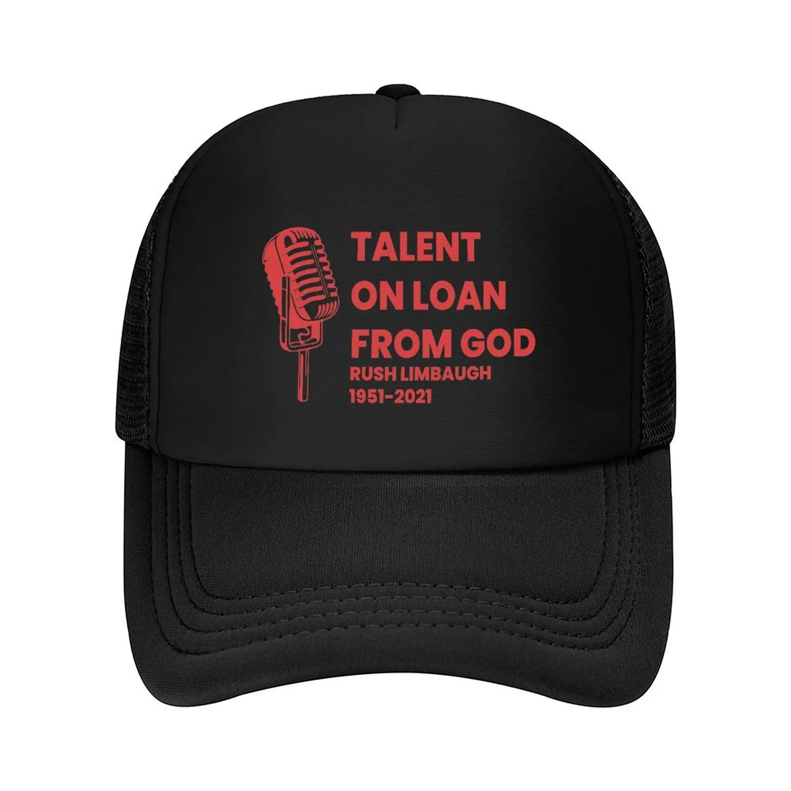 

Rush Limbaugh : talent on loan from god Baseball Cap Male hat Streetwear tea Hat Hat Beach Women's Hats For The Sun Men's