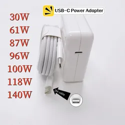 30W 61W 87W 96W 100W PD USB-C Notebook Laptops Power Adapter Type-C Fast Charger For MacBook Pro 12 inch 13 inch 2016 - 2019